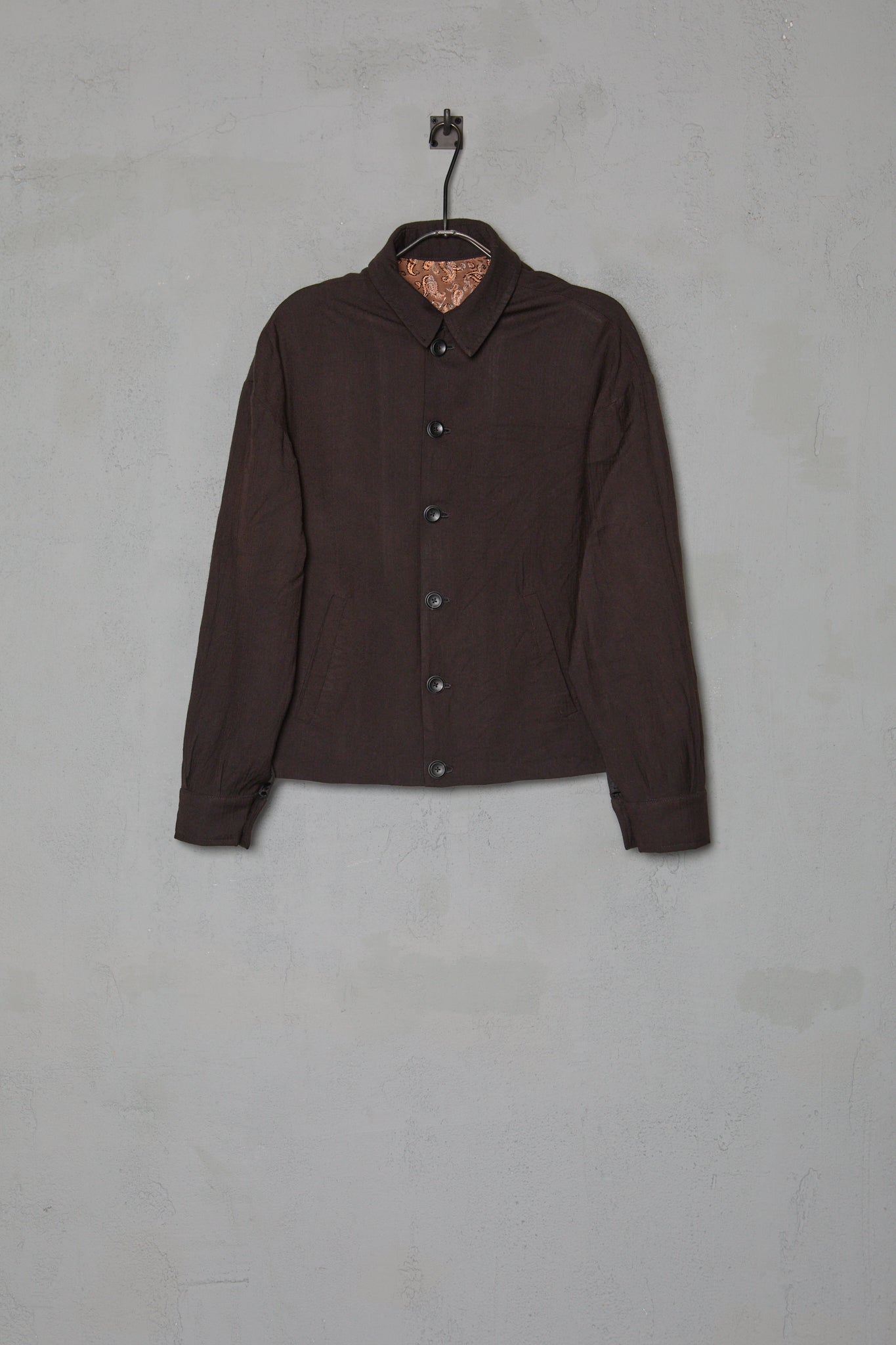 Geoffrey B. Small Men's Baracuta Jacket in Marzotto Vintage 6423 Wool