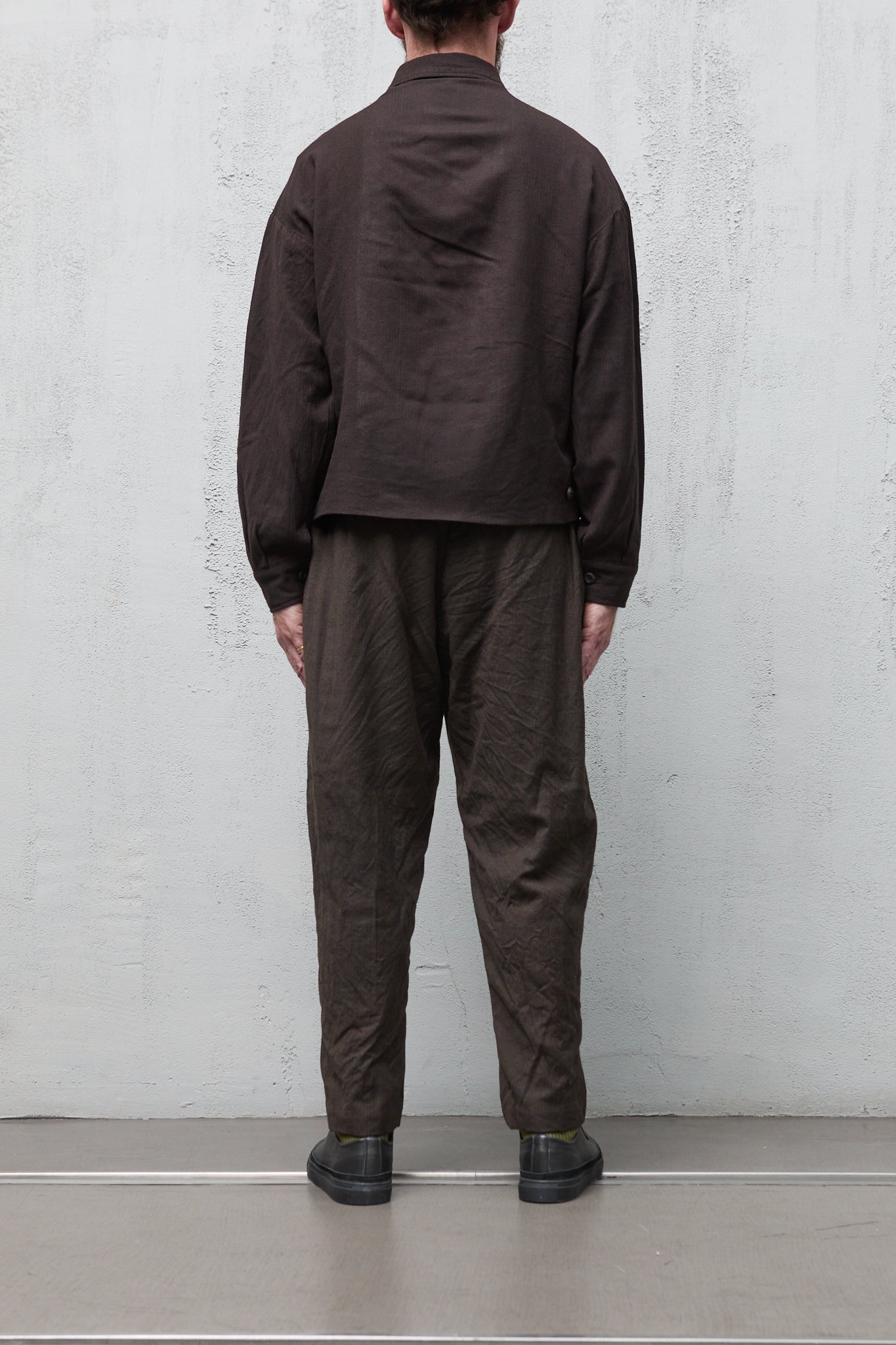 Geoffrey B. Small Men's Baracuta Jacket in Marzotto Vintage 6423 Wool