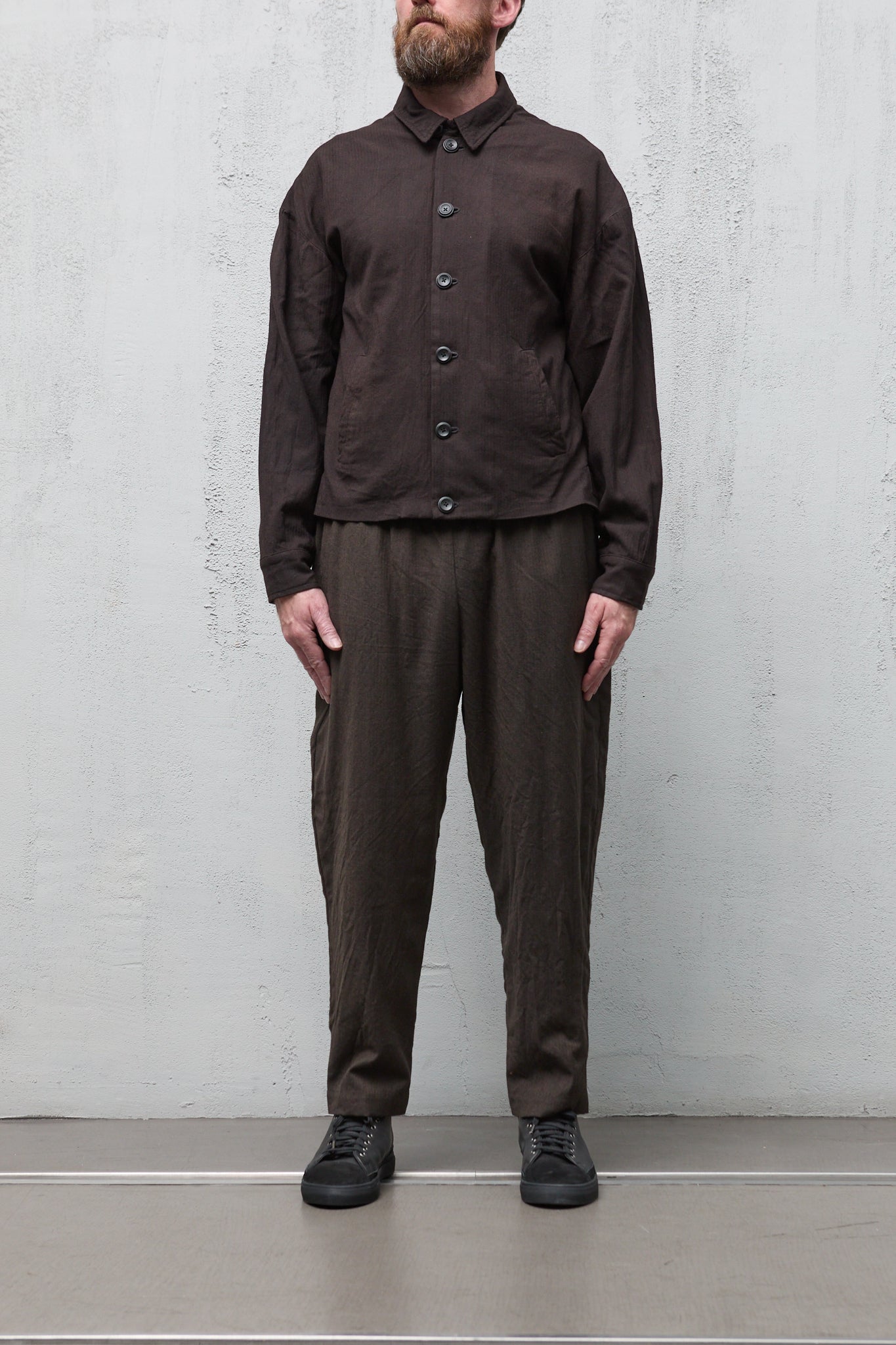 Geoffrey B. Small Men's Baracuta Jacket in Marzotto Vintage 6423 Wool