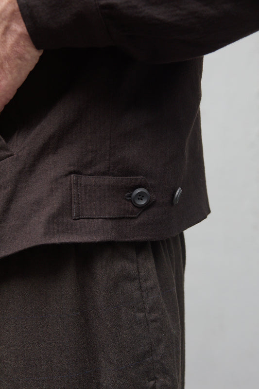 Geoffrey B. Small Men's Baracuta Jacket in Marzotto Vintage 6423 Wool