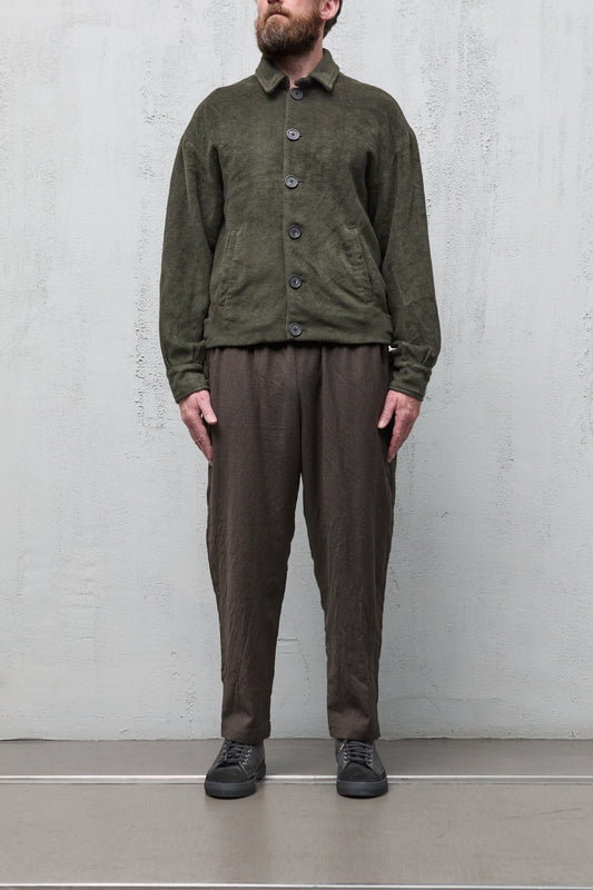 Geoffrey B. Small Men's Baracuta Jacket in Green Alashan 3 Ply Cashmere