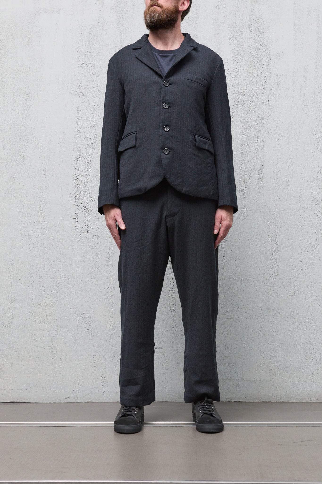 Geoffrey B. Small Men's Suit in Hand-Dyed Marzotto Vintage 6422 Wool