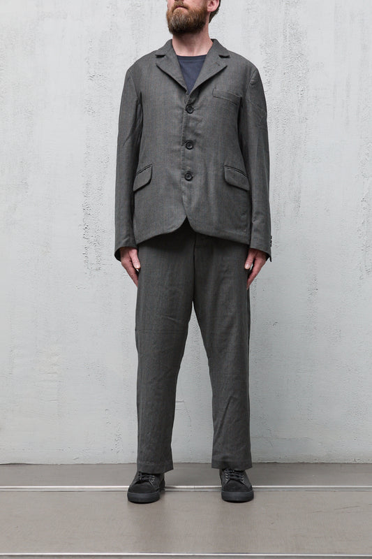 Geoffrey B. Small Men's Suit in Hand-Dyed Dark Marzotto Vintage 6426 Wool