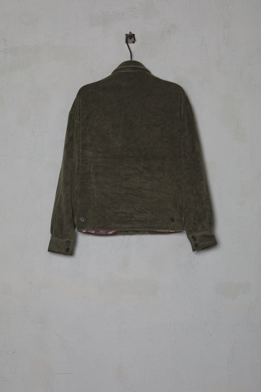 Geoffrey B. Small Men's Baracuta Jacket in Green Alashan 3 Ply Cashmere