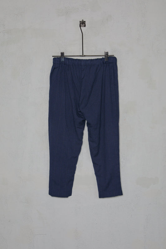 Geoffrey B. Small Men's Suit in Hand-Dyed Navy Marzotto Vintage 6431 Wool