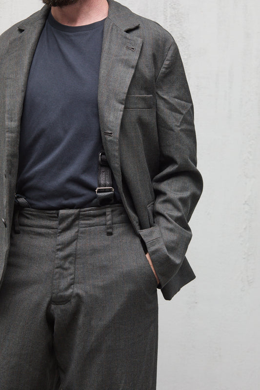 Geoffrey B. Small Men's Suit in Hand-Dyed Dark Marzotto Vintage 6426 Wool