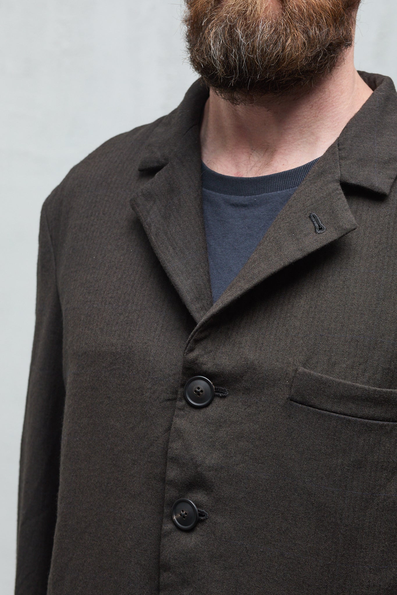 Geoffrey B. Small Men's Suit in Marzotto Vin 6419 'Woolmaster' Virgin Wool