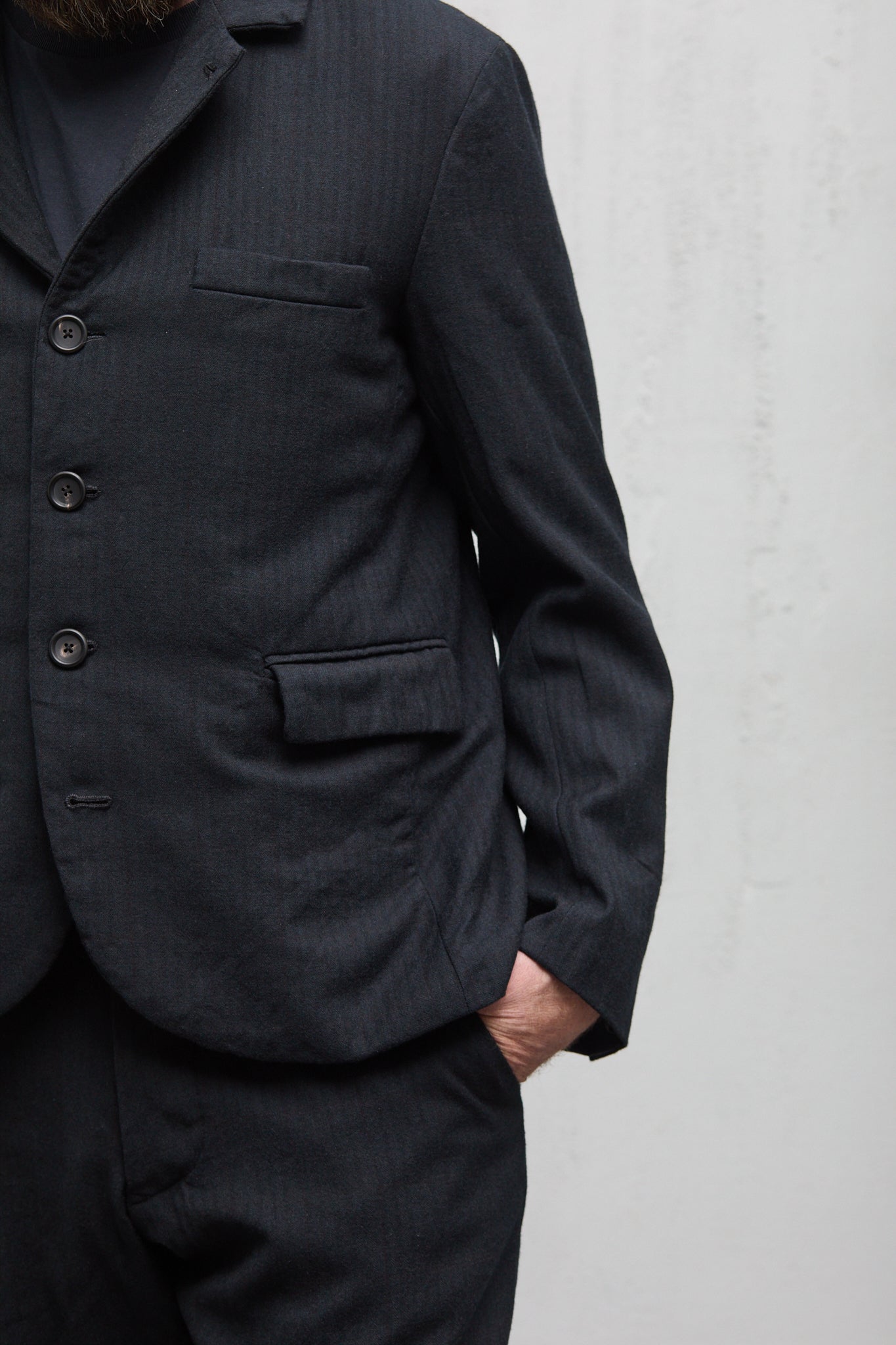 Geoffrey B. Small Men's Suit in Hand-Dyed Marzotto Vintage 6422 Wool