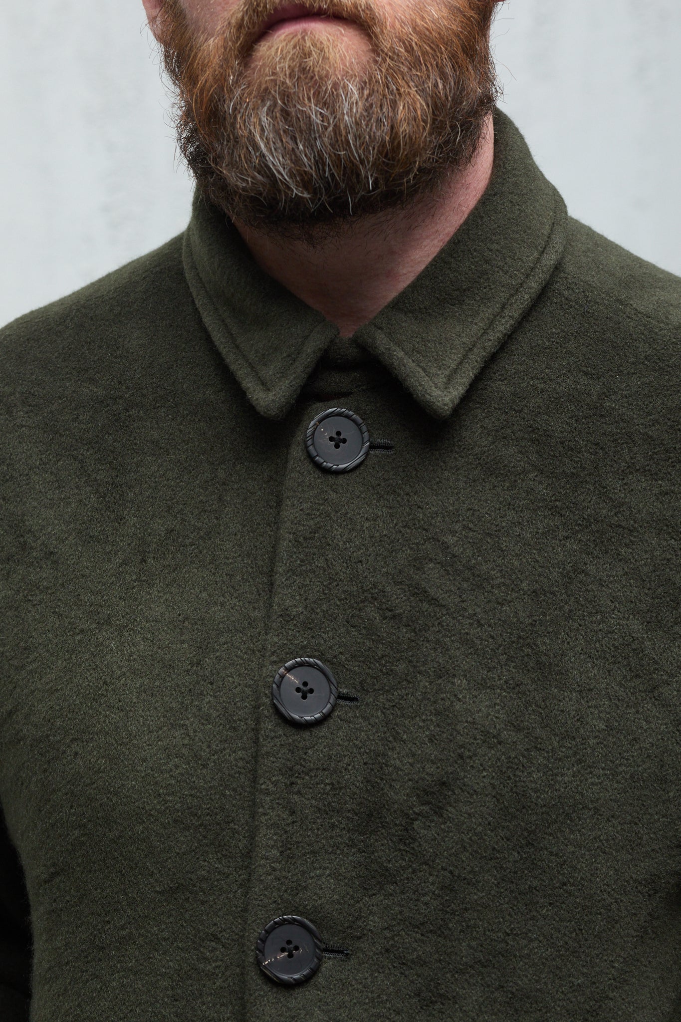 Geoffrey B. Small Men's Baracuta Jacket in Green Alashan 3 Ply Cashmere