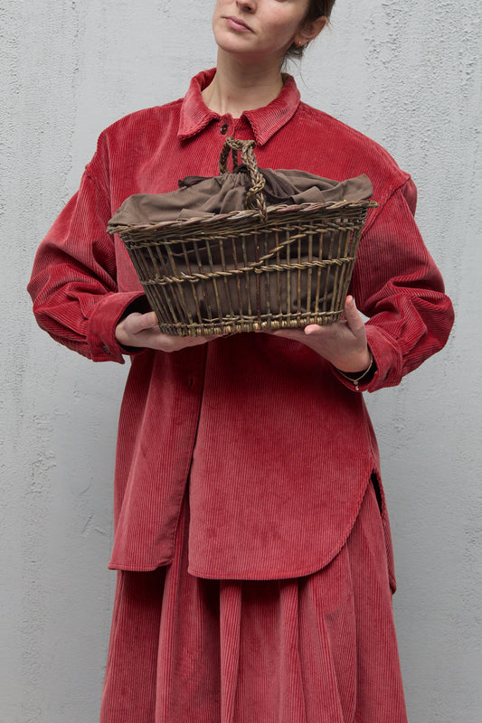 Amy Revier Woven Basket & TST Bag Grey
