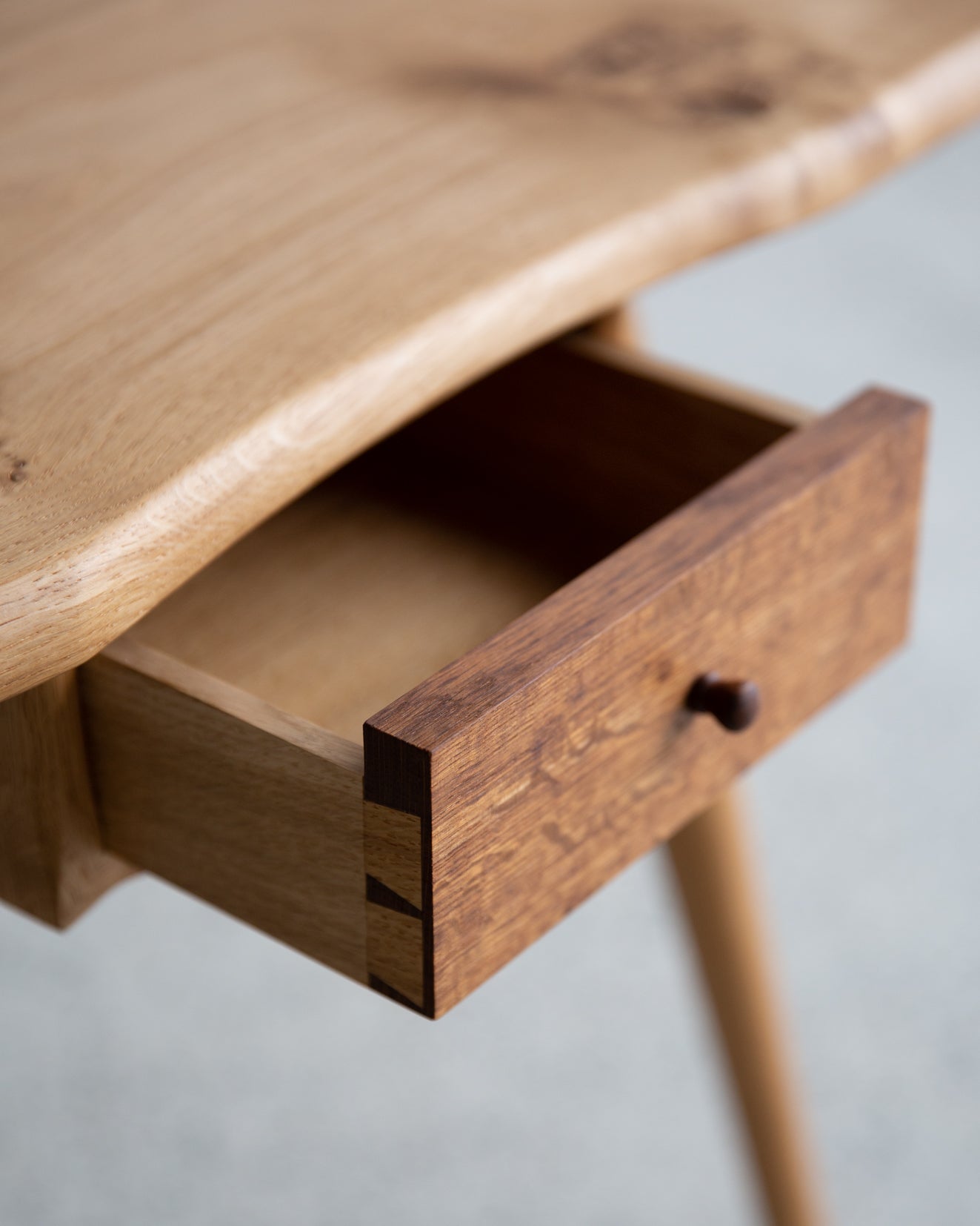 Bobby Mills English Oak Desk and Chair