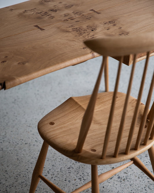 Bobby Mills English Oak Desk and Chair