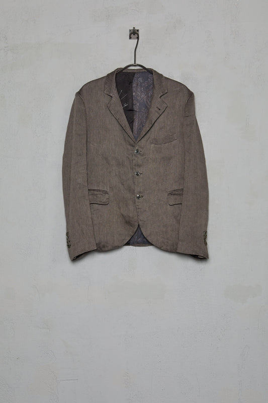 Geoffrey B. Small Men's Single Breasted Jacket in Parisotto 'Jeff Geo' Silk Textured