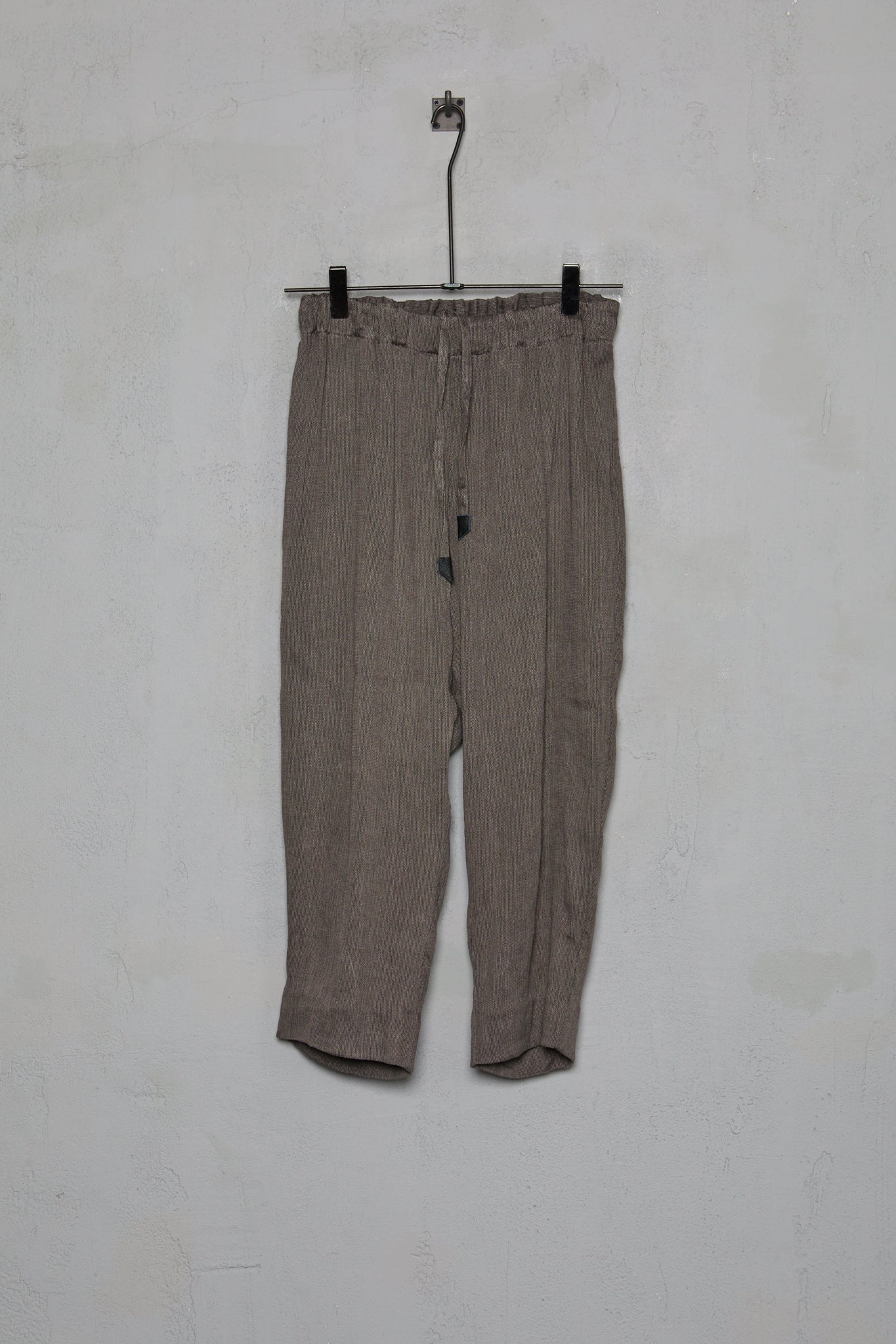 Geoffrey B. Small Men's Relaxed Drawstring Trouser in Parisotto 'Jeff Geo' Silk Textured