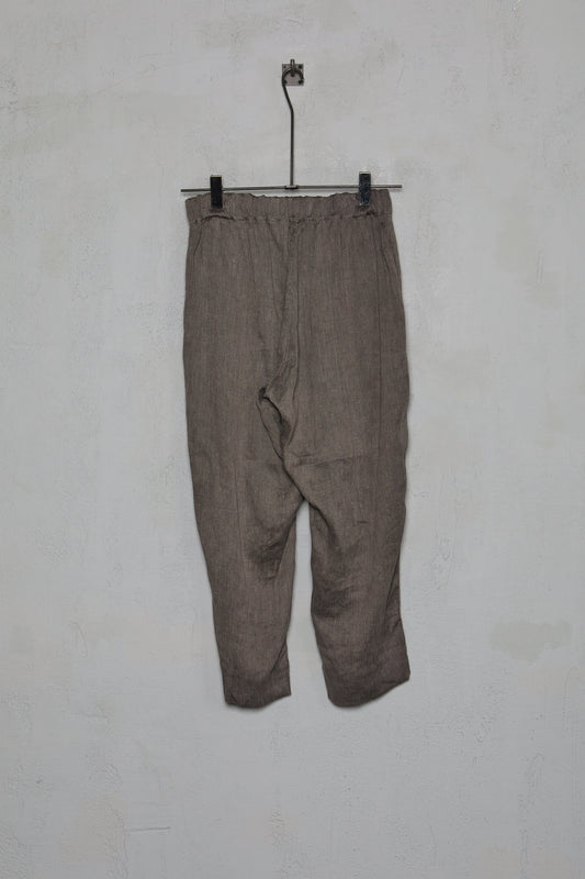 Geoffrey B. Small Men's Relaxed Drawstring Trouser in Parisotto 'Jeff Geo' Silk Textured