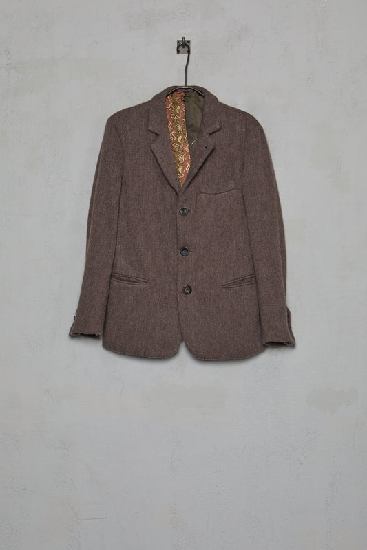 Geoffrey B. Small Men's 3 Button Jacket in 'Alpago' Colombina Wool - Saia Francesca