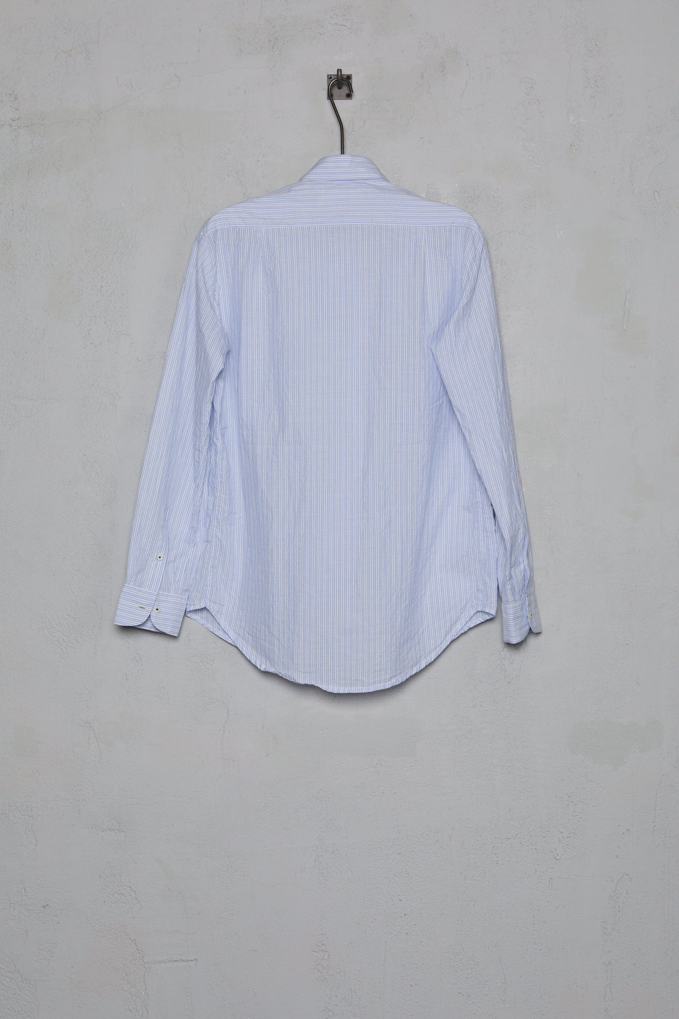 Geoffrey B. Small Men's Tailored Shirt in Super 120's Pure Cotton Stripe