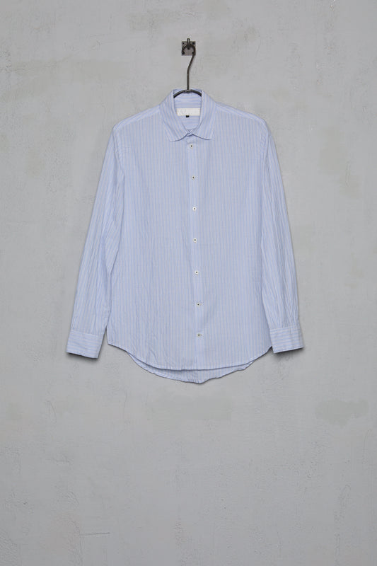 Geoffrey B. Small Men's Tailored Shirt in Super 120's Pure Cotton Stripe
