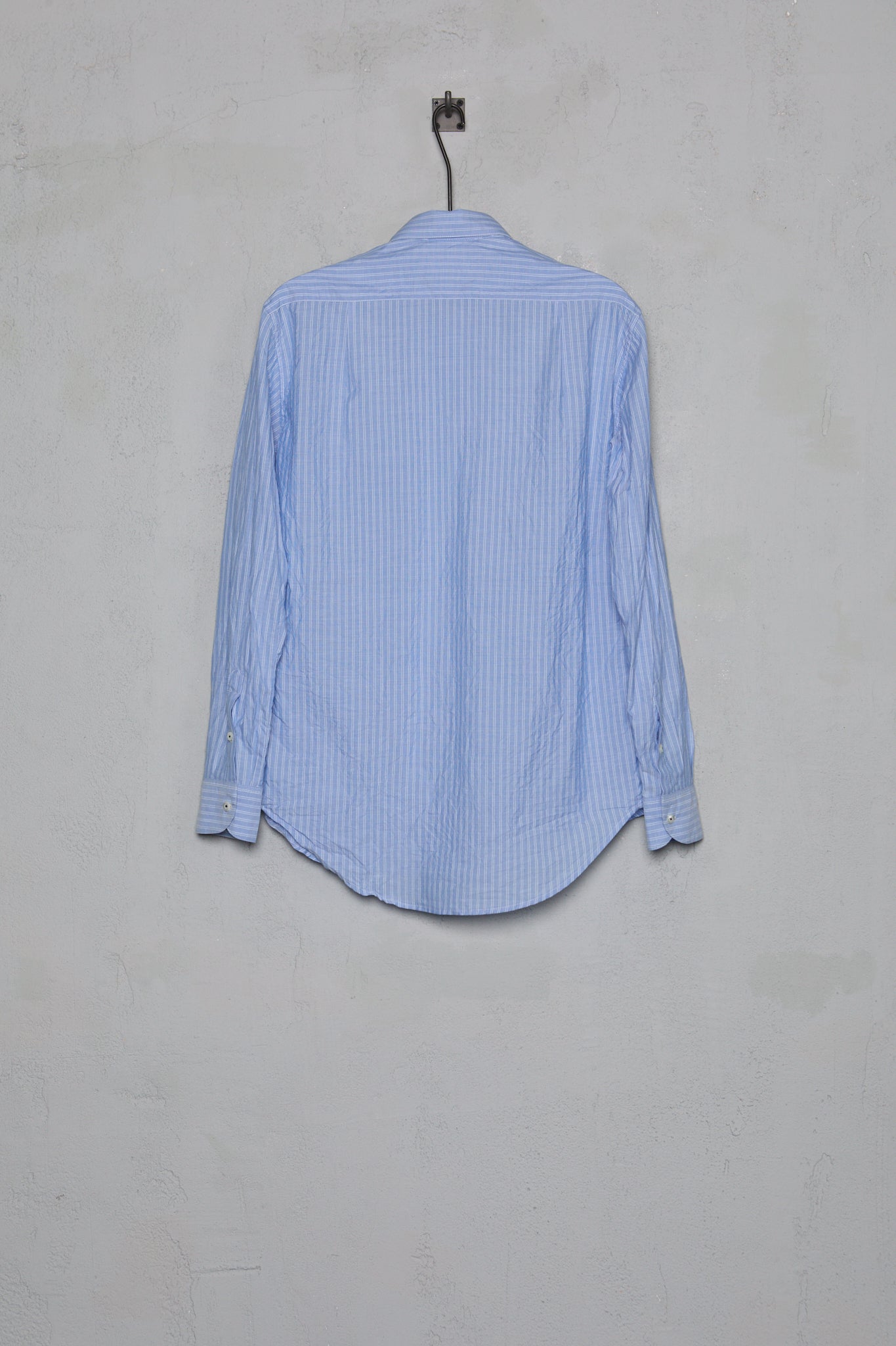 Geoffrey B. Small Men's Tailored Shirt in Super 120's Pure Cotton Stripe Multi
