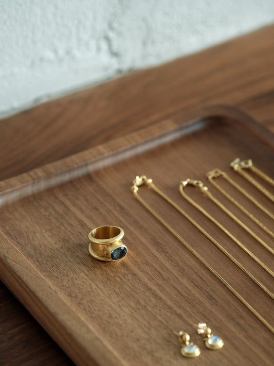 Prounis Calda Ring | Grey Tourmaline