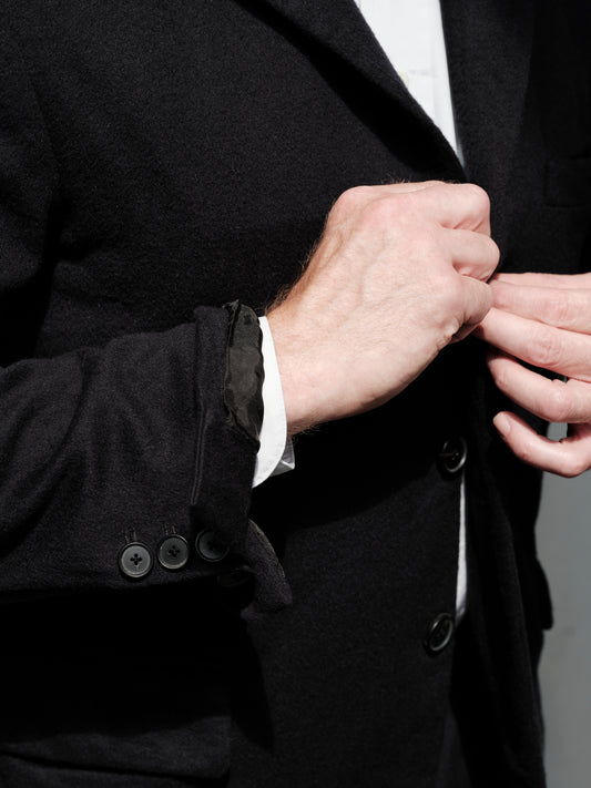 Geoffrey B. Small Men's Single Breasted Jacket in Piacenza 1733 'Cocoon' Vicunya and Baby Cashmere