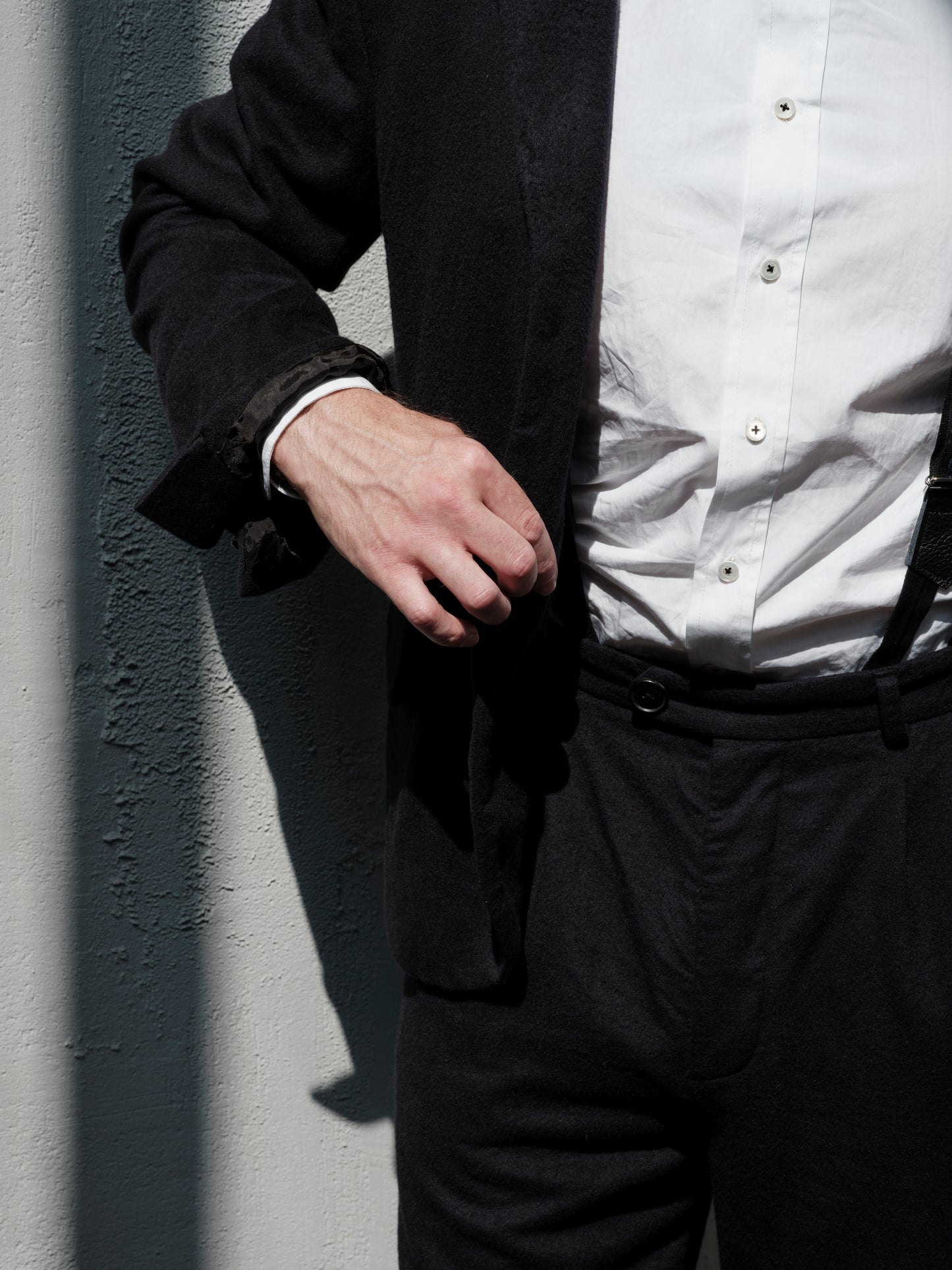 Geoffrey B. Small Men's Single Breasted Jacket in Piacenza 1733 'Cocoon' Vicunya and Baby Cashmere