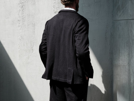 Geoffrey B. Small Men's Single Breasted Jacket in Piacenza 1733 'Cocoon' Vicunya and Baby Cashmere