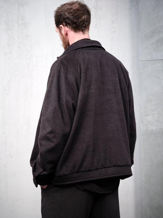 Geoffrey B. Small Men's Blouson Jacket in Piacenza 1733 3-Ply Alashan Cashmere