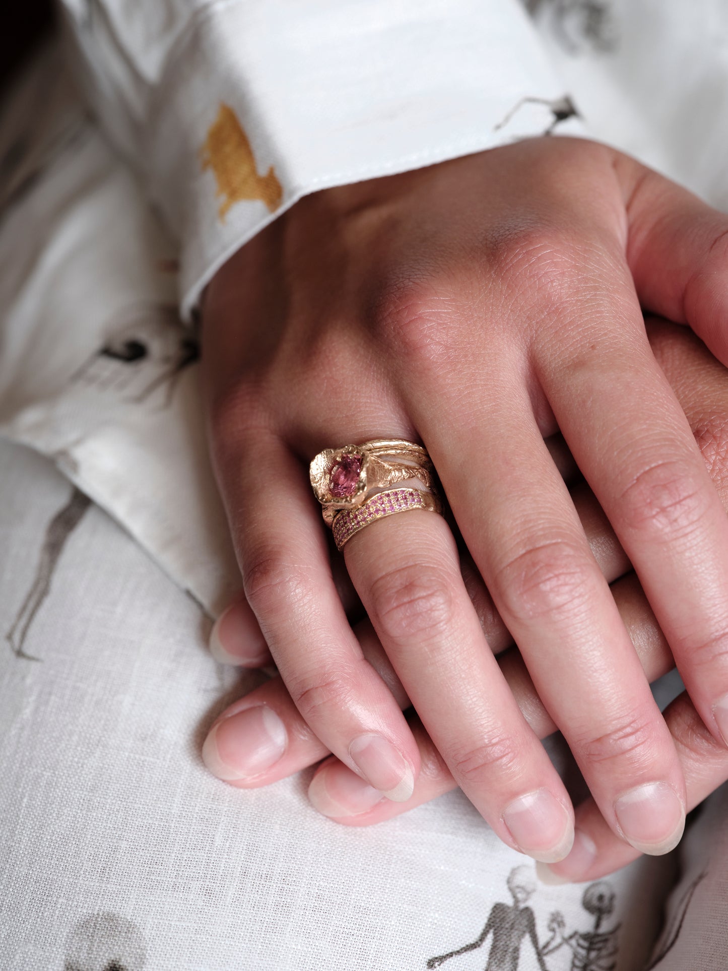 Alice Waese Pink Sapphire Bellatrix Ring