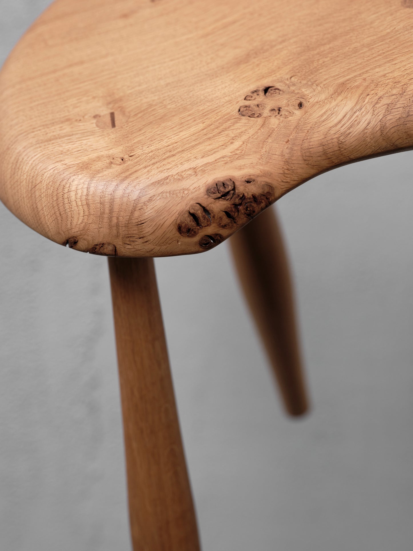 Bobby Mills English Oak Milking Stool
