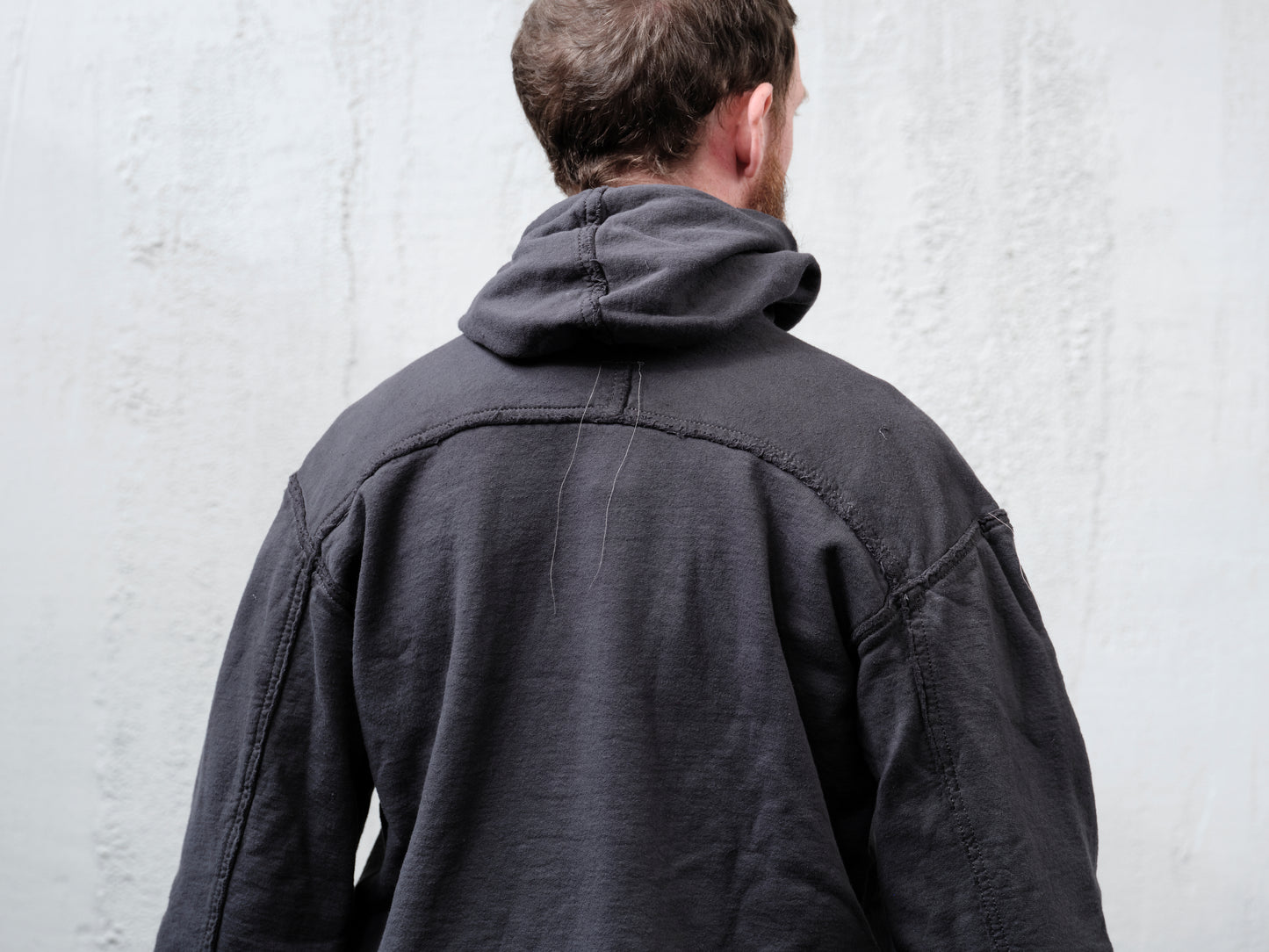 Anecho Men's Snap Front Hoodie in Fleece