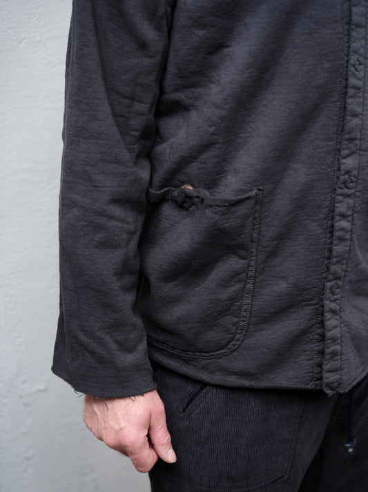 Anecho Men's Snap Front Hoodie in Fleece