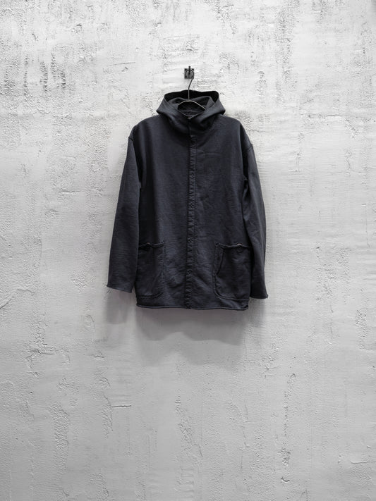 Anecho Men's Snap Front Hoodie in Fleece