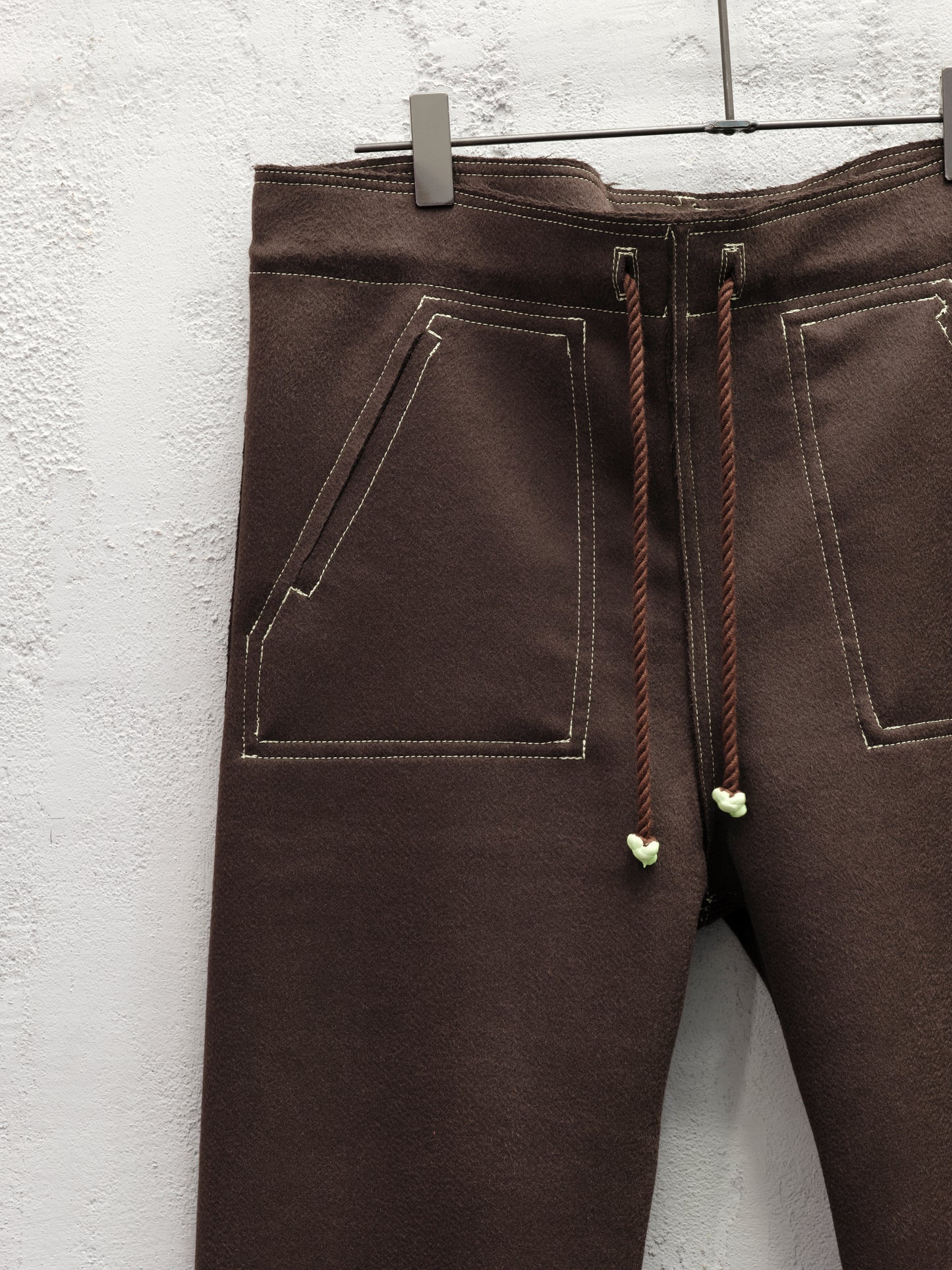 Anecho Men's Drawstring Trouser in Cashmere