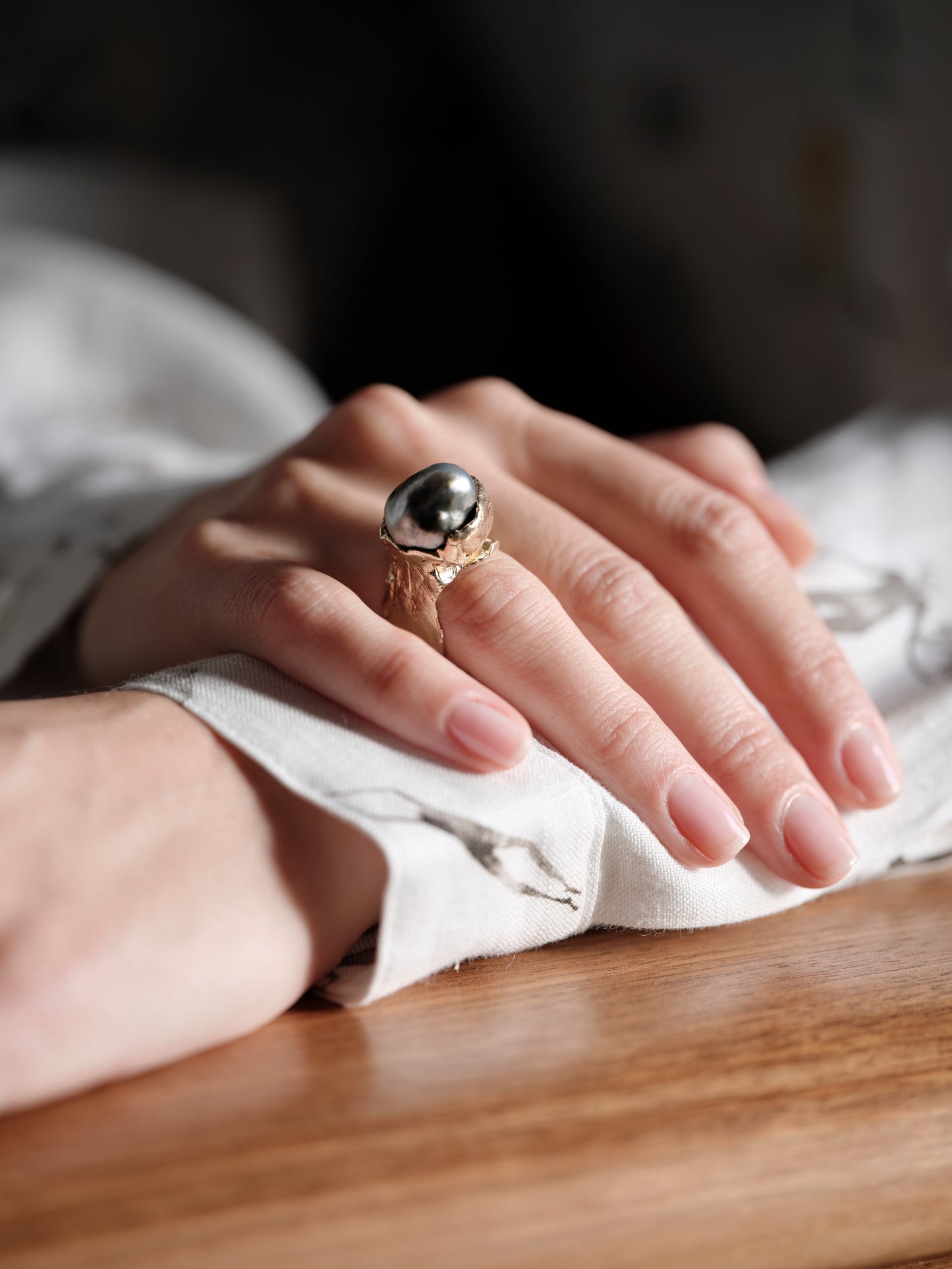 Alice Waese Big Hydra Pearl Ring