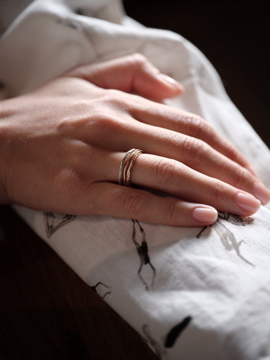 Alice Waese Linked Skinny Rings