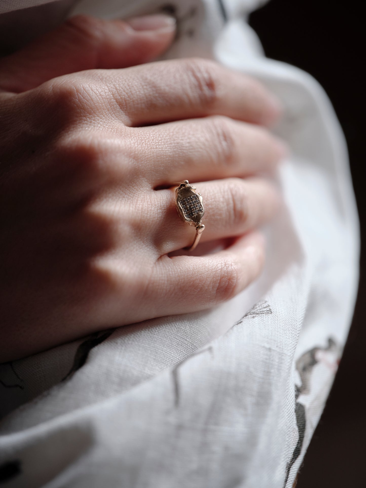 Alice Waese Pave Flip Ring