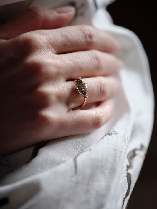 Alice Waese Pave Flip Ring