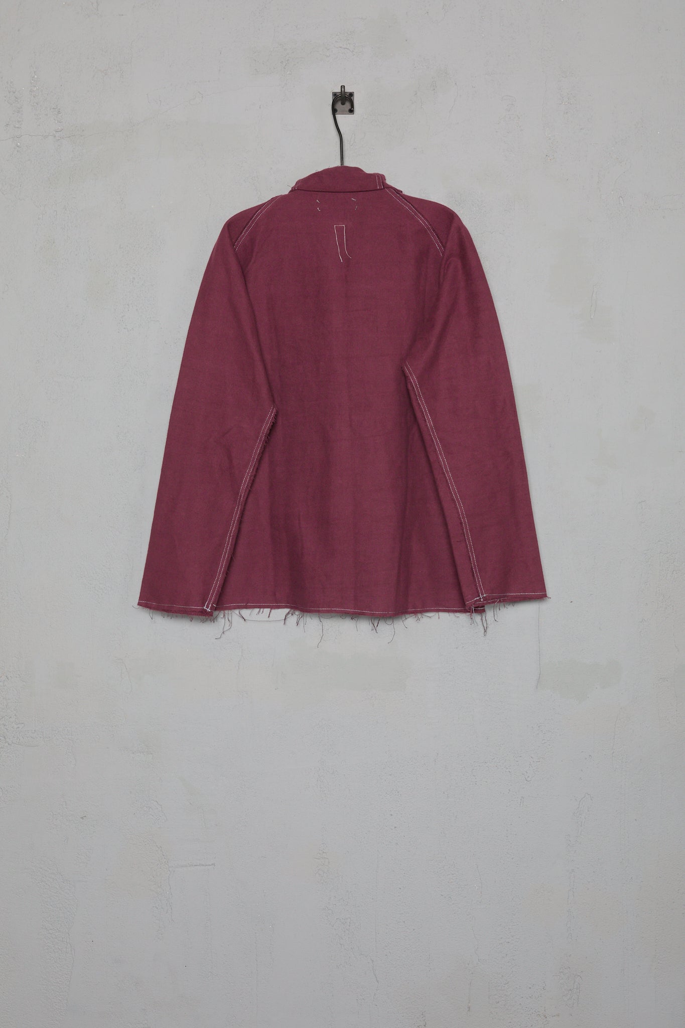 Anecho Mens Raglan Workshirt In Organic Cotton Flannel