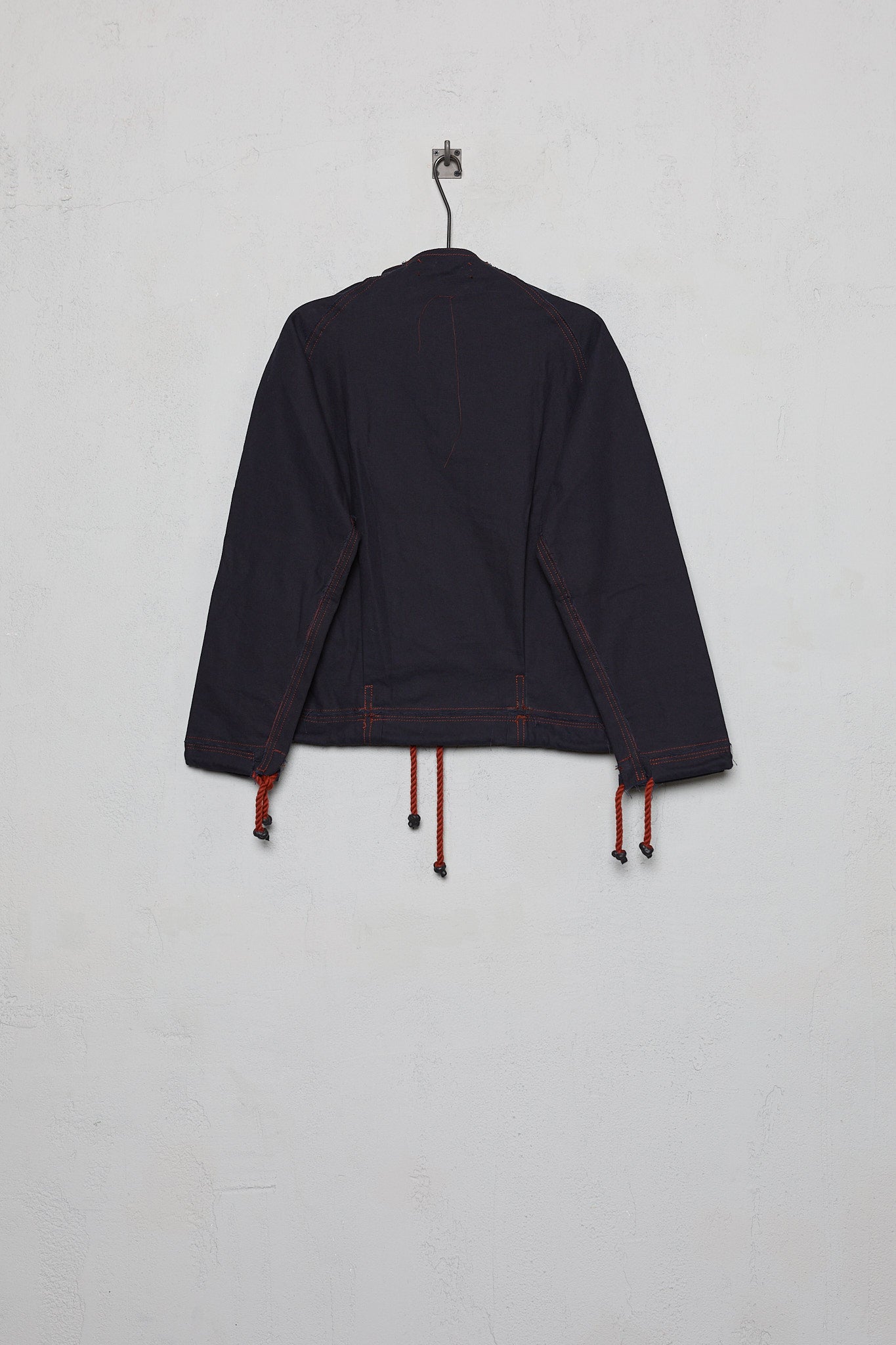 Anecho Men's Raglan Bomber In Brushed Cotton Canvas