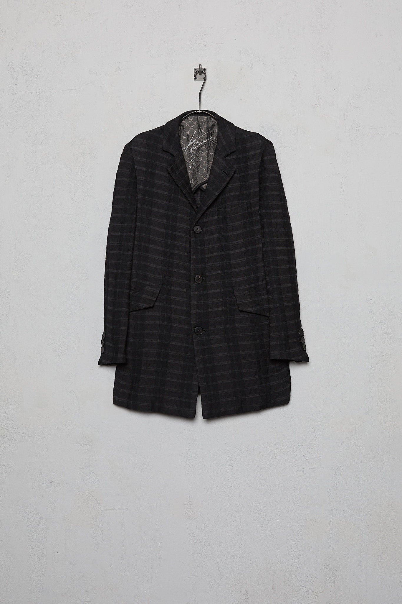 Geoffrey B. Small Men's Relaxed Fit Car Coat In Parisotto Wool, Viscose And Cotton