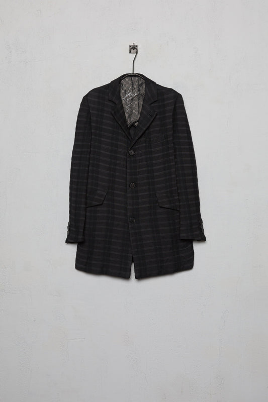 Geoffrey B. Small Men's Relaxed Fit Car Coat In Parisotto Wool, Viscose And Cotton