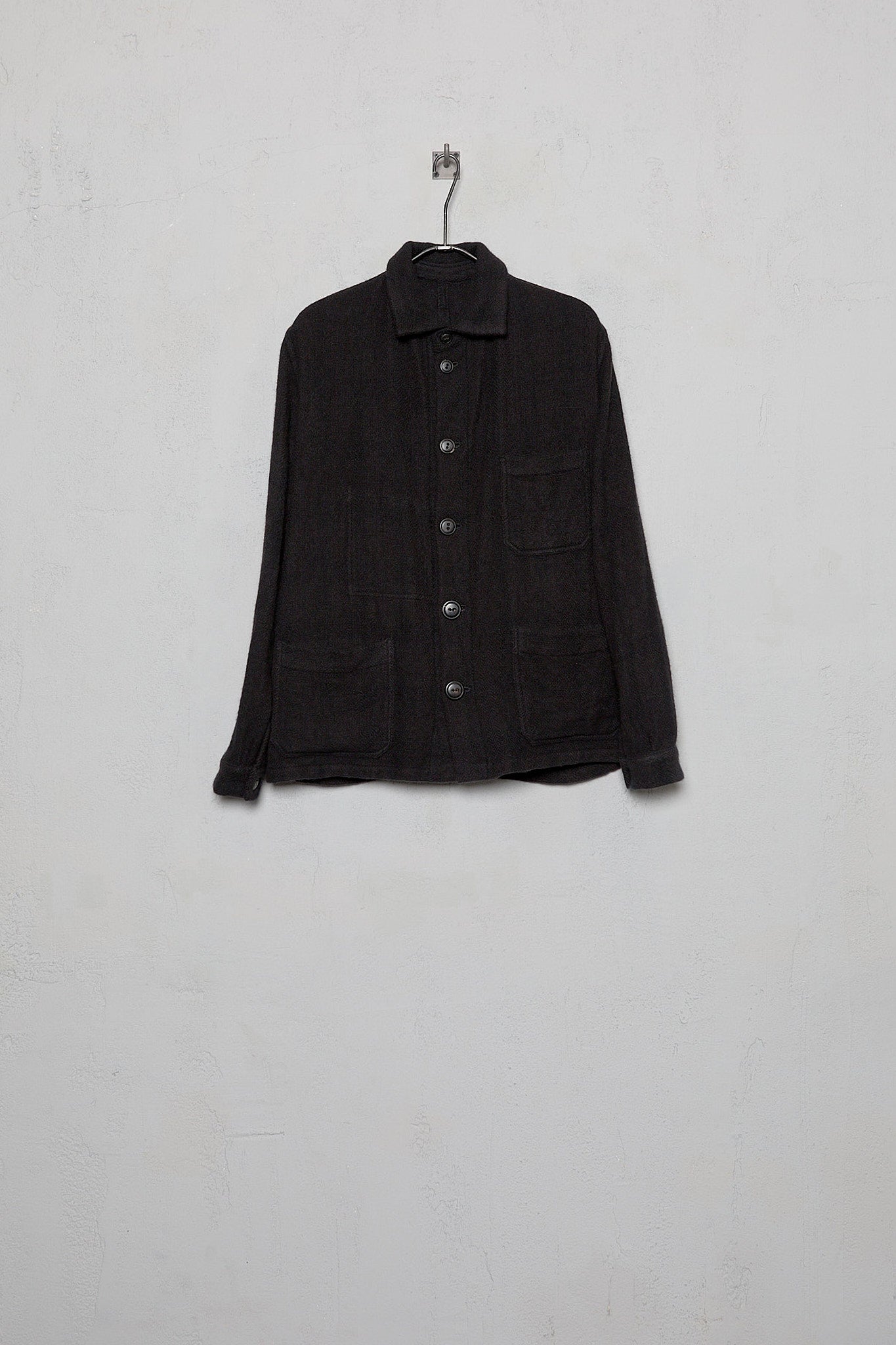 Geoffrey B. Small Men's 4 Pocket Work Shirt In La Colombina Hand Woven Cariaggi Cashmere