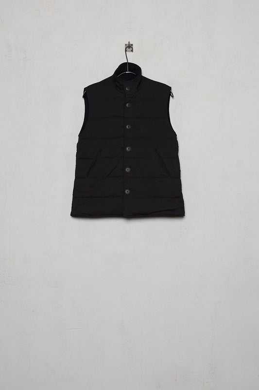 Geoffrey B. Small Men's Reversible Waistcoat in Bella Super 120 'Tasmanian' wool & Biella Cashmere