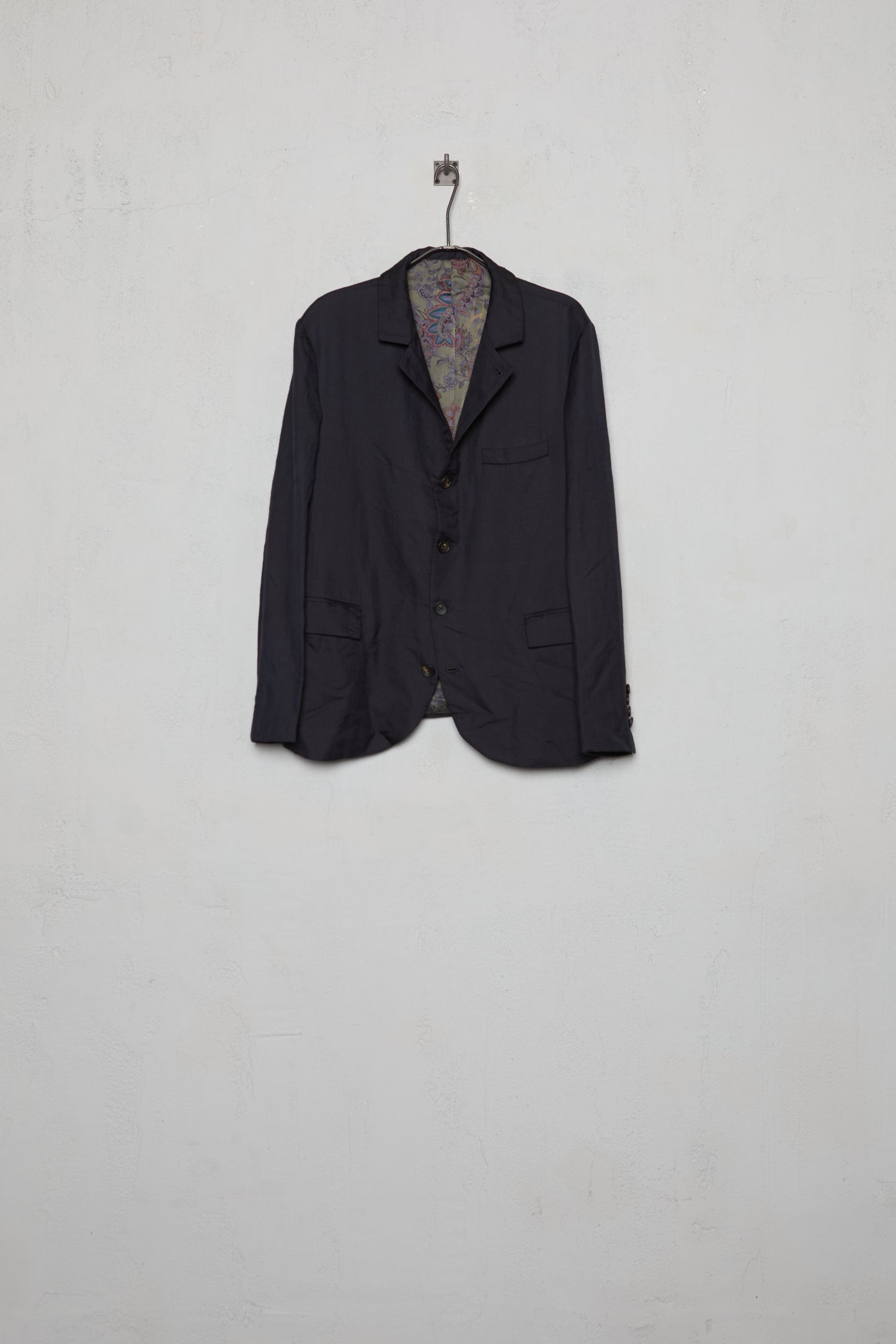 Geoffrey B. Small Men's 4 Button Jacket in Pure Alashan Worsted Cashmere