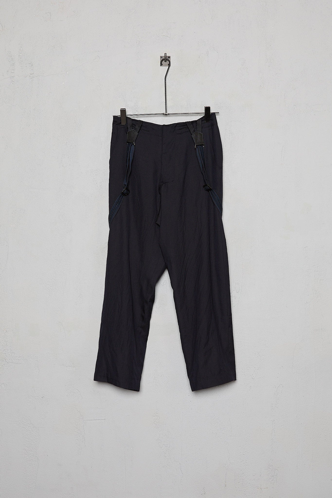 Geoffrey B. Small Men's 1940s Suspender Trouser Pure Alashan Worsted Cashmere