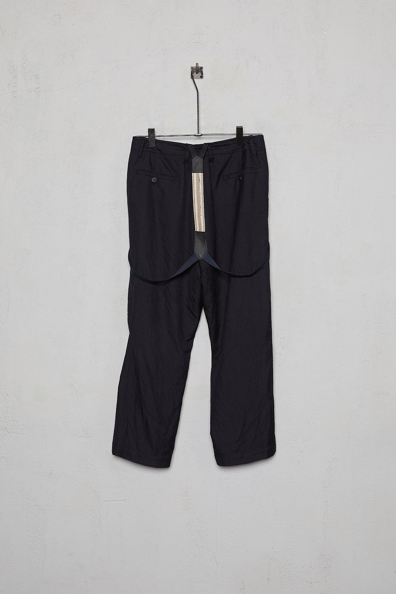 Geoffrey B. Small Men's 1940s Suspender Trouser Pure Alashan Worsted Cashmere