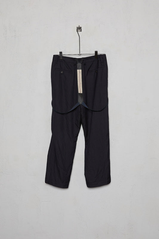 Geoffrey B. Small Men's 1940s Suspender Trouser Pure Alashan Worsted Cashmere