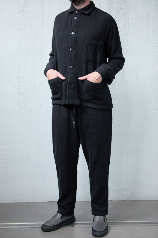 Geoffrey B. Small Men's Drawstring Trouser in La Colombina Hand Woven Cariaggi Cashmere