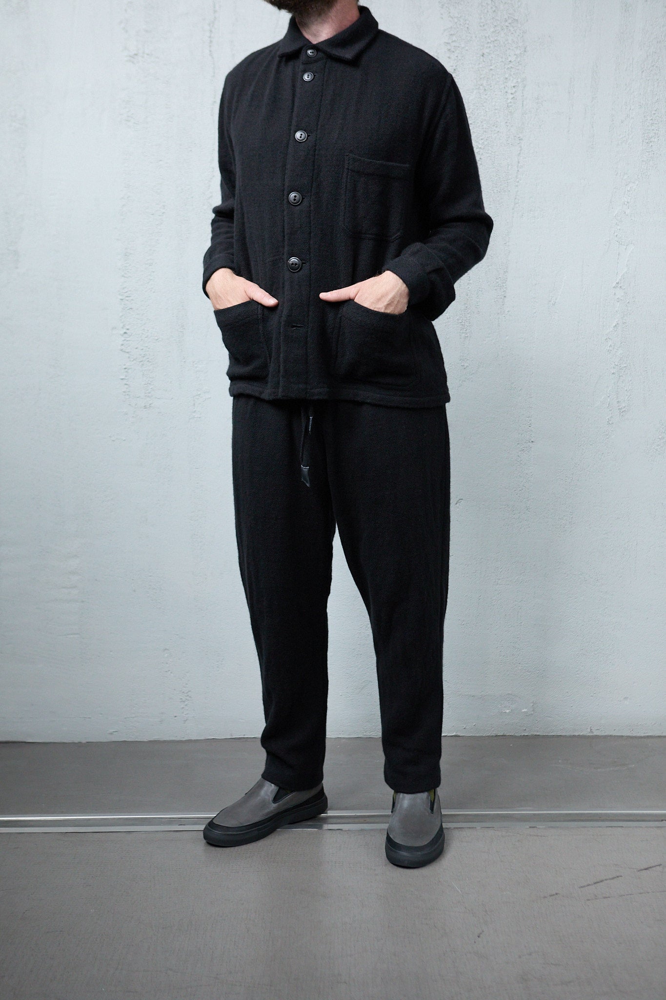 Geoffrey B. Small Men's 4 Pocket Work Shirt In La Colombina Hand Woven Cariaggi Cashmere